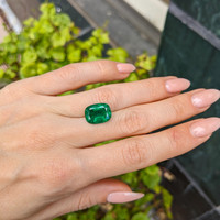 5.52 Ct. Emerald from Zambia Life Style