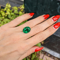 7.93 Ct. Emerald from Zambia Life Style