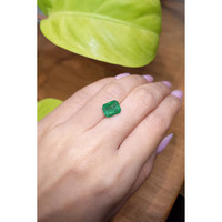 3.29 Ct. Emerald from Brazil Life Style