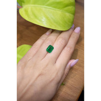 3.58 Ct. Emerald from Brazil Life Style