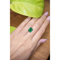 3.75 Ct. Emerald from Brazil Life Style