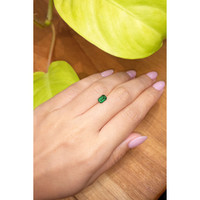 0.66 Ct. Emerald from Brazil Life Style