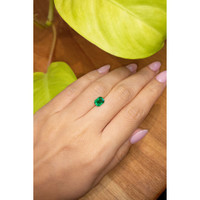 0.92 Ct. Emerald from Brazil Life Style