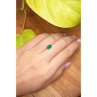 0.94 Ct. Emerald from Brazil Life Style