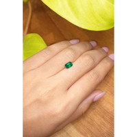 0.95 Ct. Emerald from Brazil Life Style