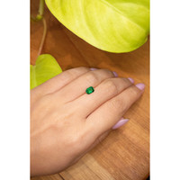 0.95 Ct. Emerald from Brazil Life Style