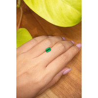 1.03 Ct. Emerald from Brazil Life Style