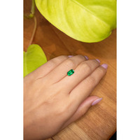 1.11 Ct. Emerald from Brazil Life Style