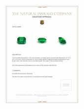 1.34 Ct. Emerald from Brazil Appraisal