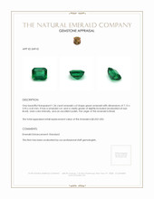 1.36 Ct. Emerald from Brazil Appraisal