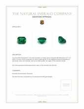 1.44 Ct. Emerald from Brazil Appraisal