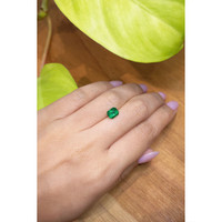 1.44 Ct. Emerald from Brazil Life Style