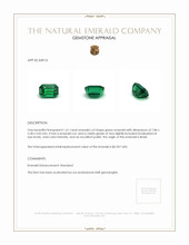 1.61 Ct. Emerald from Brazil Appraisal