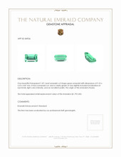 1.87 Ct. Emerald from Russia Appraisal