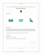1.64 Ct. Emerald from Russia Appraisal