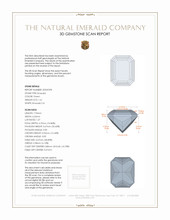 1.61 Ct. Emerald from Russia 3 D Scan Report