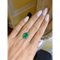 3.60 Ct. Emerald from Colombia Life Style