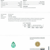 3.15 Ct. Emerald from Brazil Scan Report