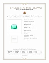 1.02 Ct. Emerald from Nigeria Scan Report