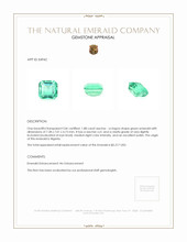 1.88 Ct. Emerald from Nigeria Appraisal