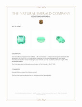 1.88 Ct. Emerald from Nigeria Appraisal