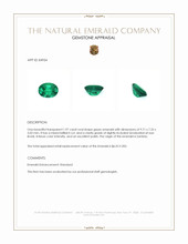 1.97 Ct. Emerald from Zambia Appraisal