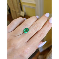 1.55 Ct. Emerald from Brazil Life Style