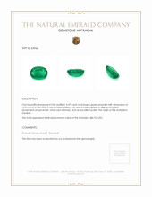4.29 Ct. Emerald from Zambia Appraisal