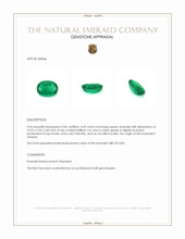 4.29 Ct. Emerald from Zambia Appraisal