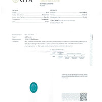 4.29 Ct. Emerald from Zambia Scan Report