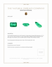 0.43 Ct. Emerald from Zambia Appraisal