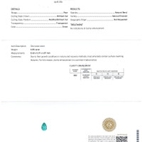 0.85 Ct. Emerald from Russia Scan Report