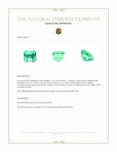 1.46 Ct. Emerald from Russia Appraisal