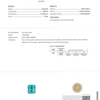 1.46 Ct. Emerald from Russia Scan Report