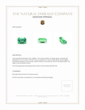 1.00 Ct. Emerald from Russia Appraisal
