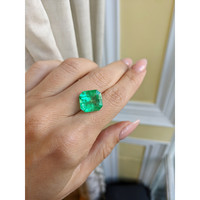 8.61 Ct. Emerald from Colombia Life Style