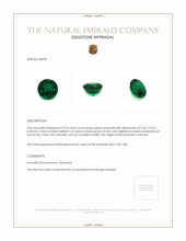 3.33 Ct. Emerald from Zambia Appraisal