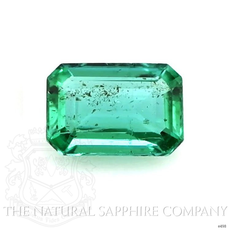 Solitaire Emerald Ring 0.43 Ct., 18K Yellow Gold