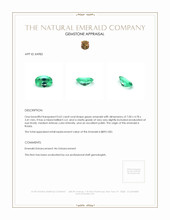 0.62 Ct. Emerald from Russia Appraisal