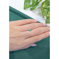 0.62 Ct. Emerald from Russia Life Style