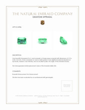 0.61 Ct. Emerald from Russia Appraisal