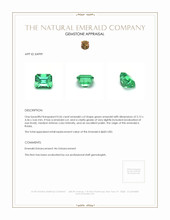 0.56 Ct. Emerald from Russia Appraisal