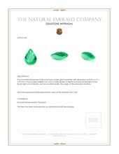 0.86 Ct. Emerald from Zambia Appraisal