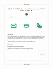 0.67 Ct. Emerald from Russia Appraisal
