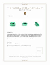 0.73 Ct. Emerald from Russia Appraisal