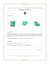 0.57 Ct. Emerald from Russia Appraisal