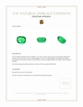 2.14 Ct. Emerald from Zambia Appraisal