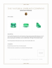 0.95 Ct. Emerald from Russia Appraisal