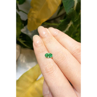 0.80 Ct. Emerald from Russia Life Style