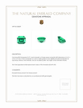 0.97 Ct. Emerald from Russia Appraisal